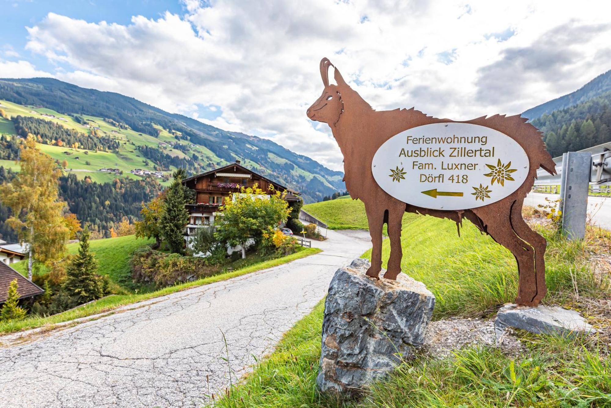 Ferienwohnung Ausblick Zillertal Hainzenberg Eksteriør bilde
