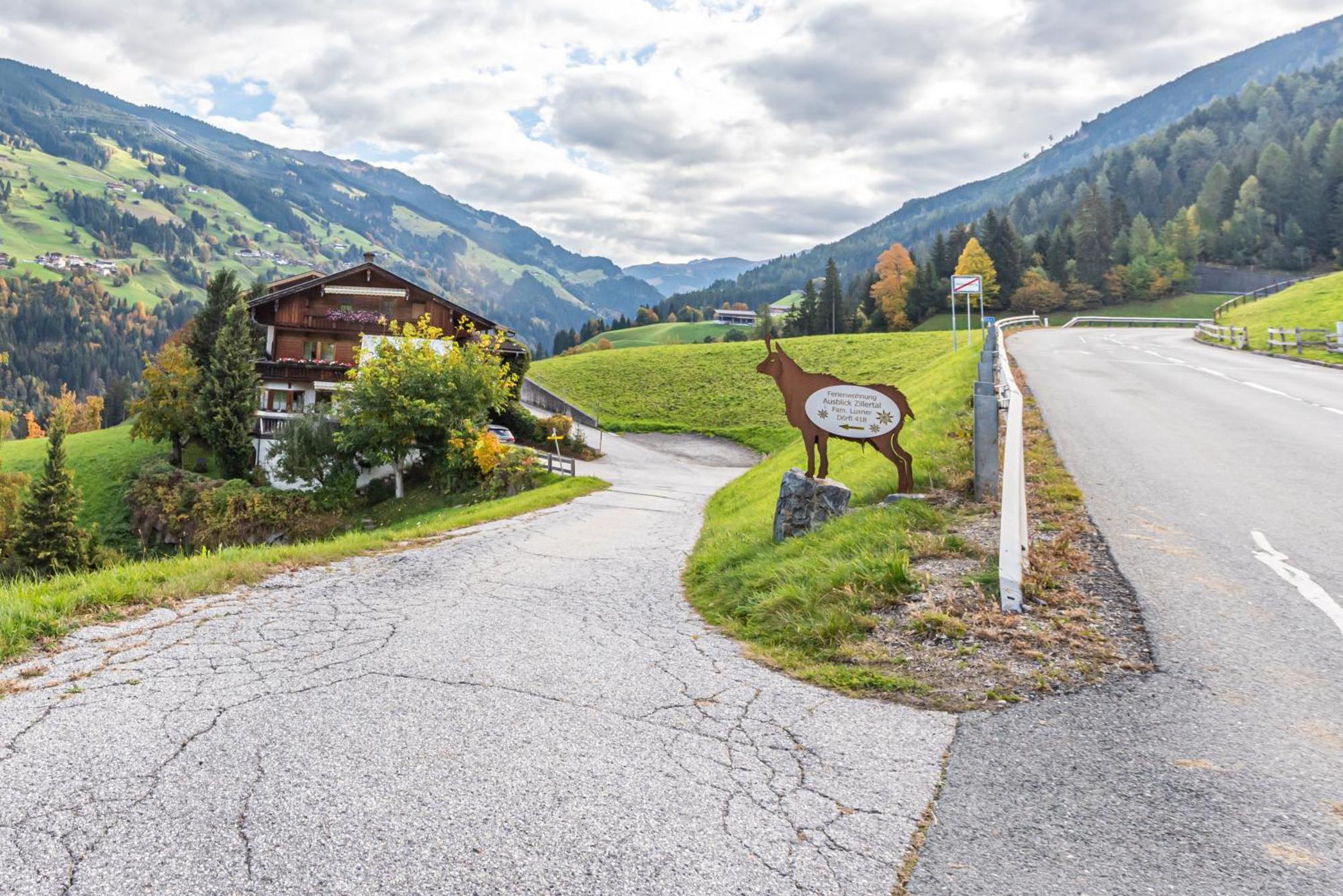 Ferienwohnung Ausblick Zillertal Hainzenberg Eksteriør bilde